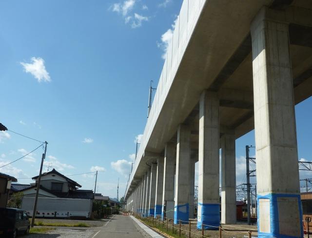 北陸新幹線糸魚川駅高架橋工事３